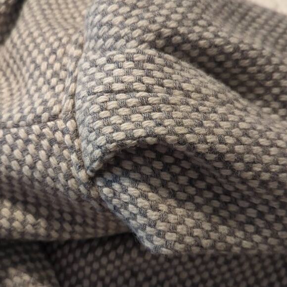 Spencer Douglas Vintage 80s Gray/Cream Tweed Wool Blend Car Coat Womens Sz 12 - Picture 13 of 14